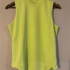 Neon Yellow Sleeveless Top